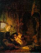 REMBRANDT Harmenszoon van Rijn Holy Family oil painting reproduction